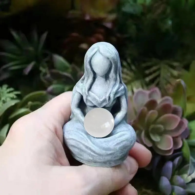 Mini Gaia Resin Statue