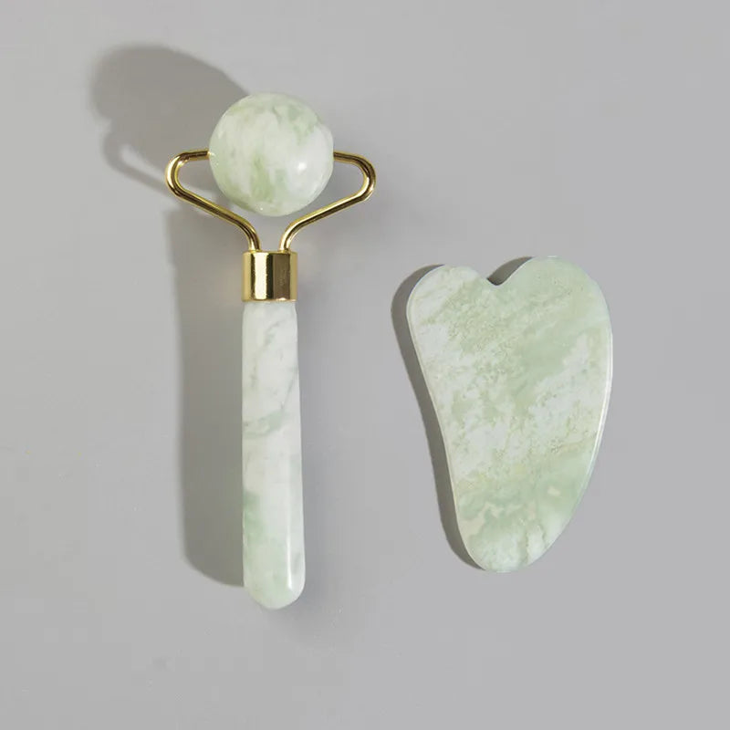 Natural Jade Gua Sha Set