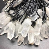 Crystal Stone Column Pendant