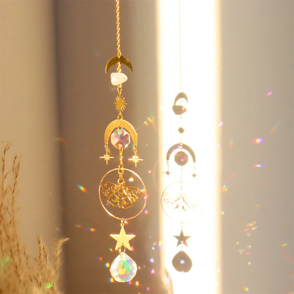 Crystal Sun Catcher Wind Chimes