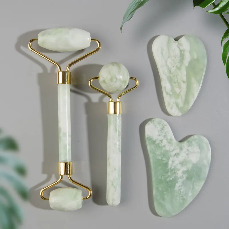 Natural Jade Gua Sha Set