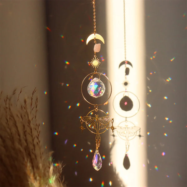 Crystal Sun Catcher Wind Chimes