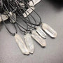 Crystal Stone Column Pendant