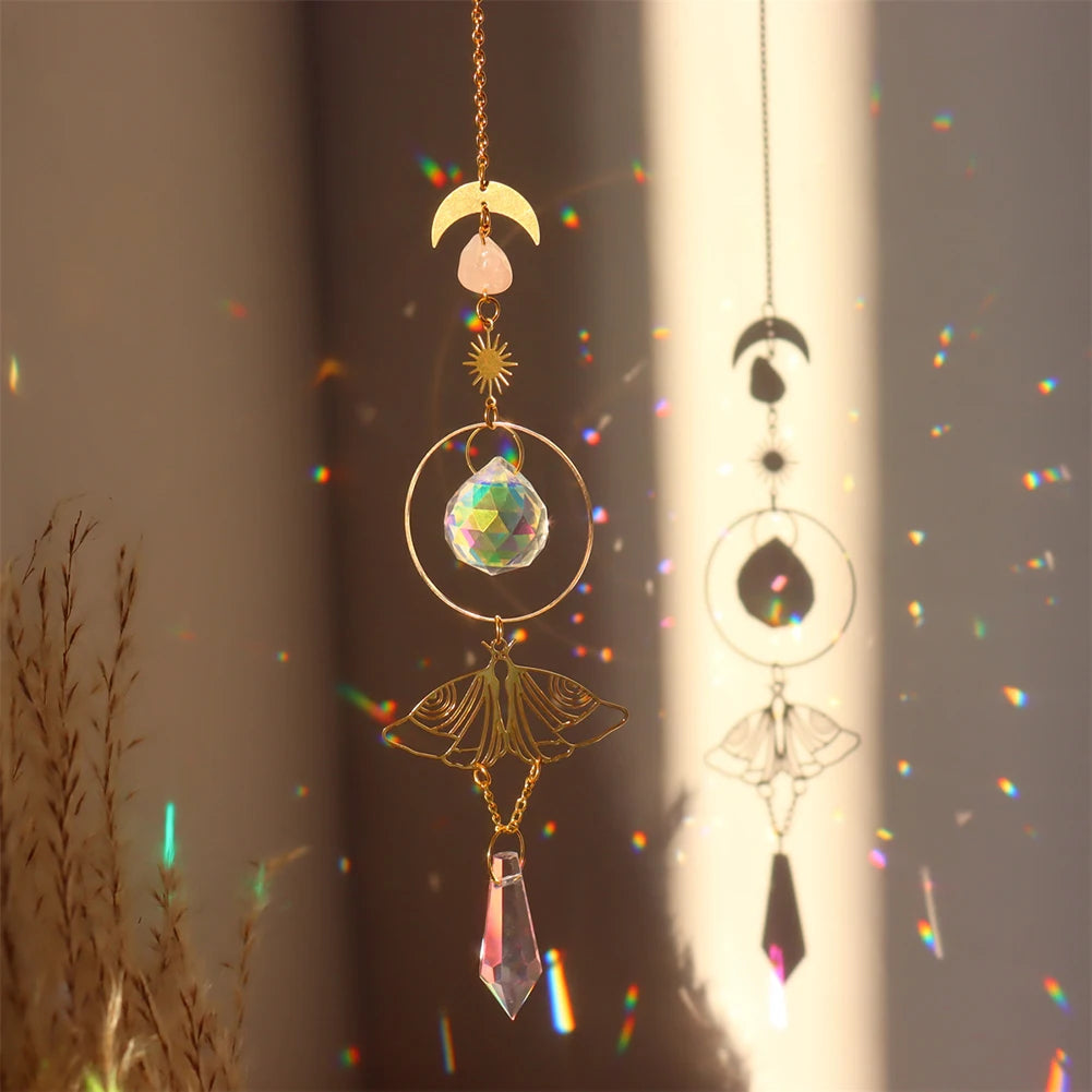 Crystal Sun Catcher Wind Chimes